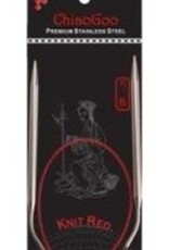 Chiao Goo Chiao Goo Red Lace US 2 40"