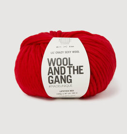 Wool & The Gang Lil Crazy Sexy Wool lipstick red