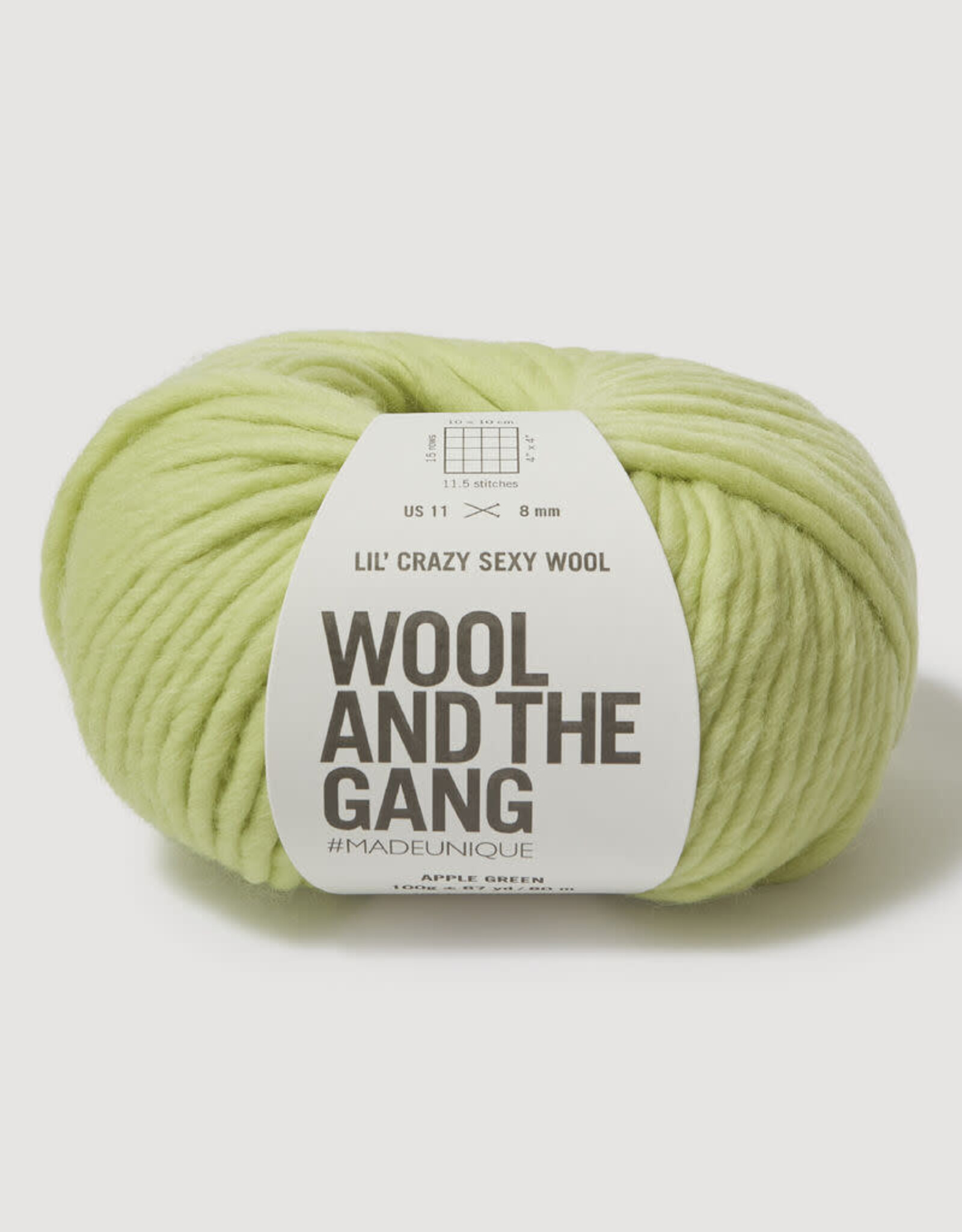 Wool & The Gang Lil Crazy Sexy Wool apple green