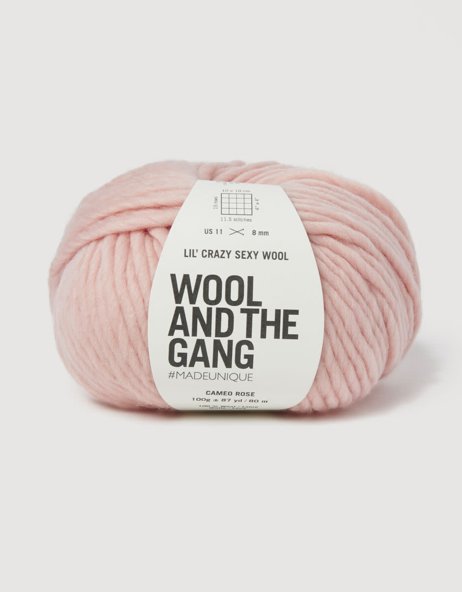 Wool & The Gang Lil Crazy Sexy Wool cameo rose