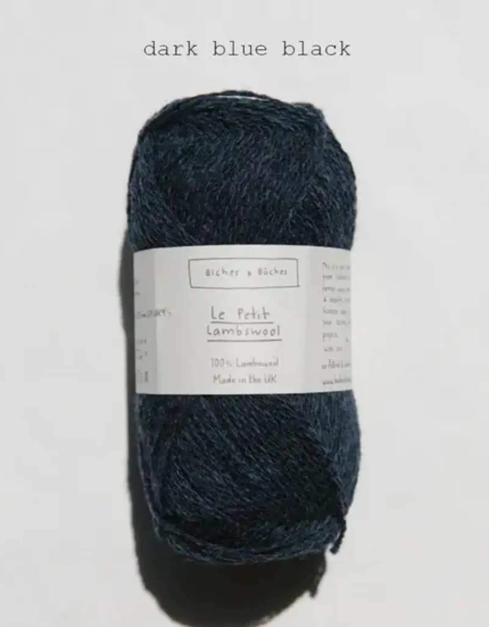 Biches & Buches Le Petit Lambswool dark blue black