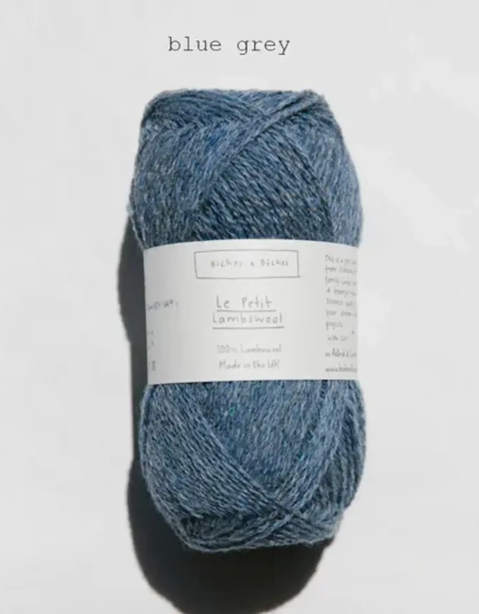 Biches & Buches Le Petit Lambswool blue grey