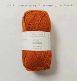 Biches & Buches Le Petit Lambswool dark orange grey