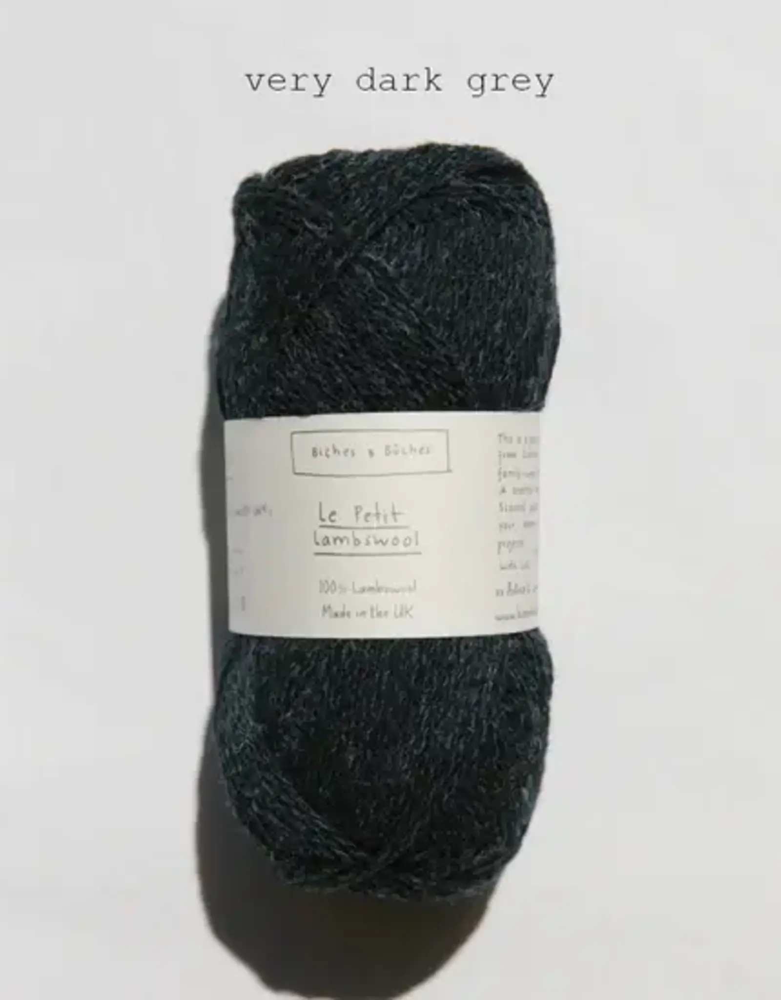 Biches & Buches Le Petit Lambswool very dark grey
