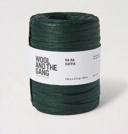 Wool & The Gang Ra Ra Raffia bottle green
