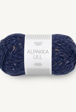 Sandnes Garn Alpakka Ull 5585 marine blue tweed