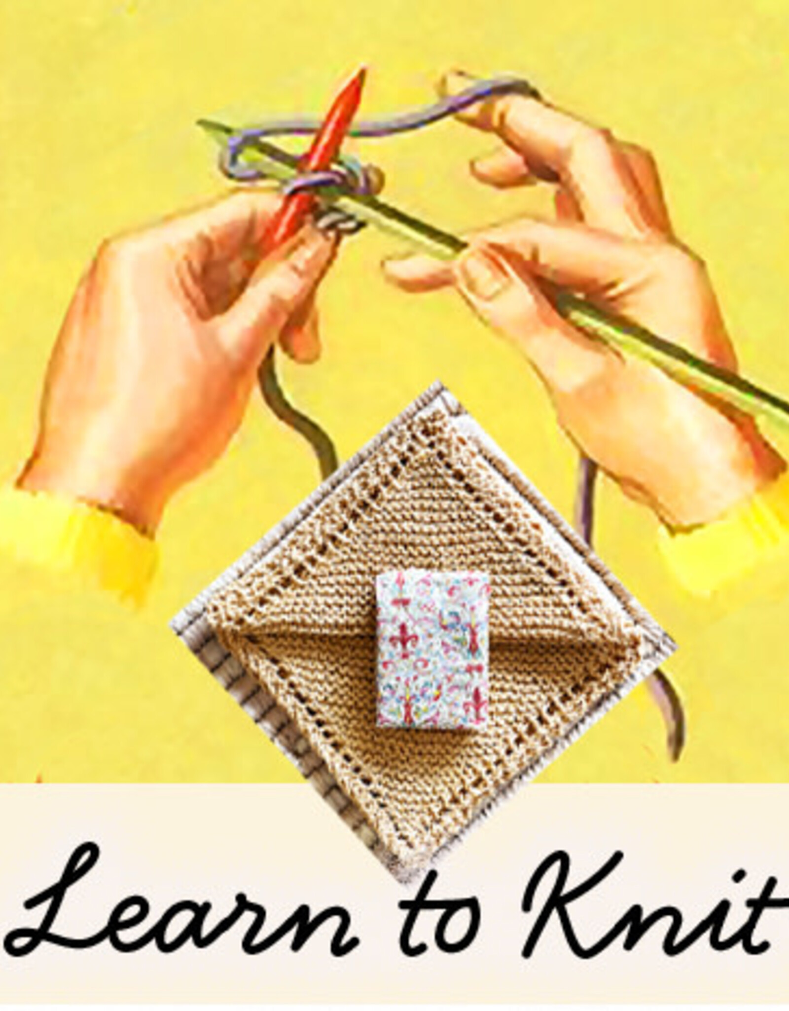 Beginner Knitting Session 2 Fall 2024 Class The Blue Purl Yarn and