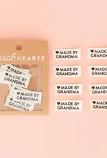 Sarah Hearts Made by Grandma Organic Cotton Labels