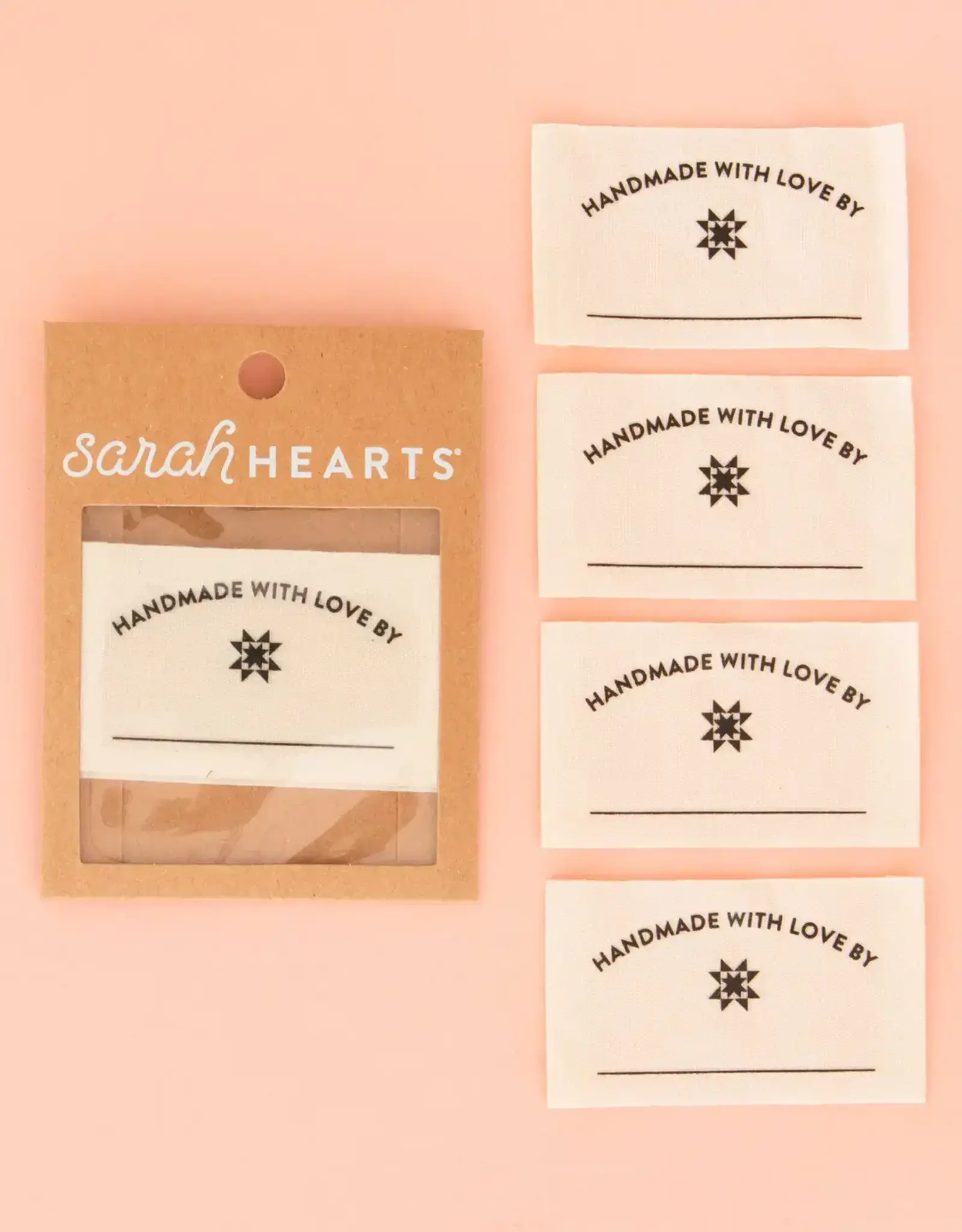 Sarah Hearts Handmade with Love Organic Cotton Write-In Labels