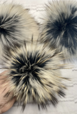 Humana Lana Racoon Fur navy and cream