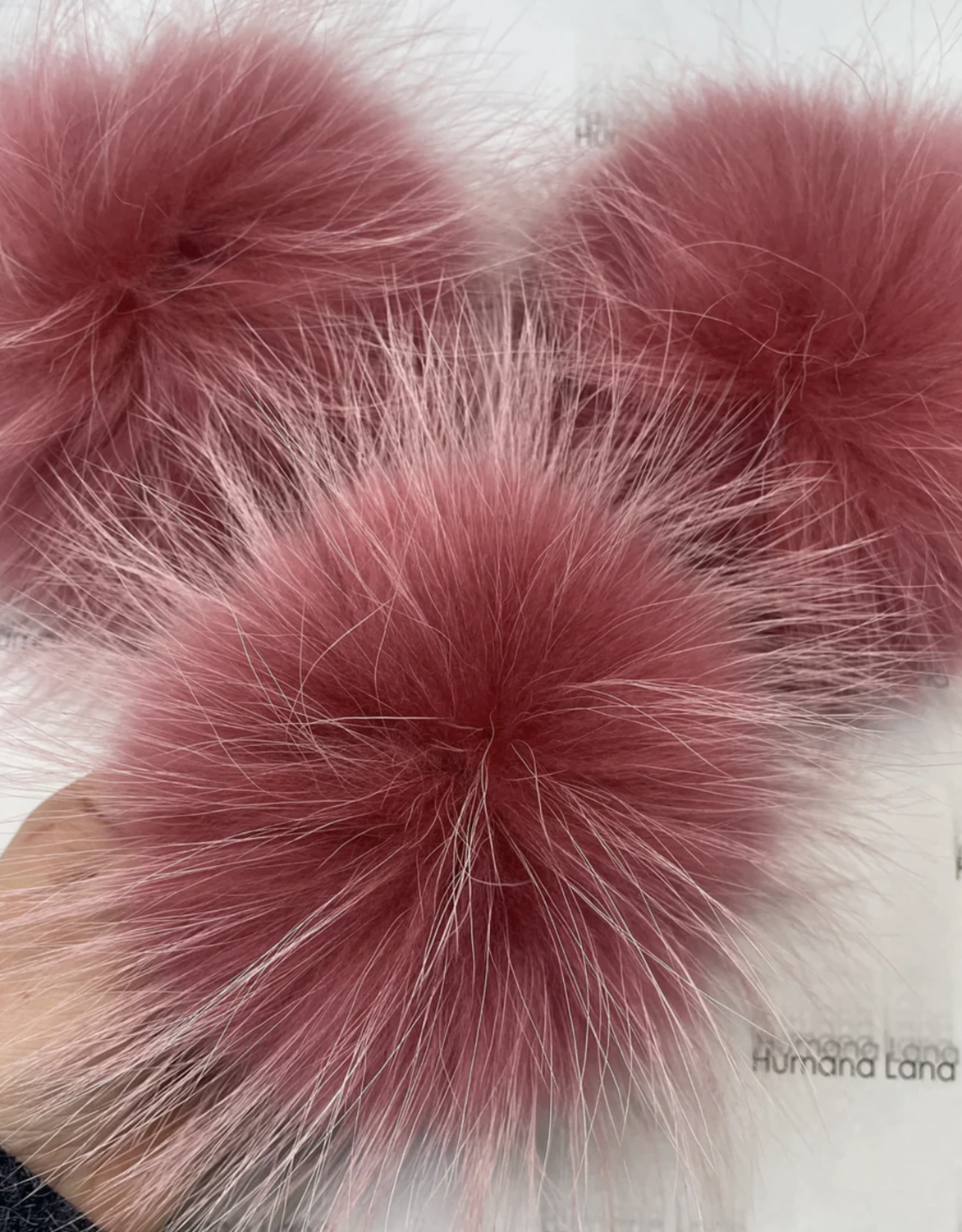 Humana Lana Racoon Fur pink 17-18 cm
