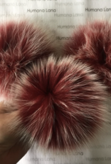 Humana Lana Fox Fur red with white tips 15-16 cm