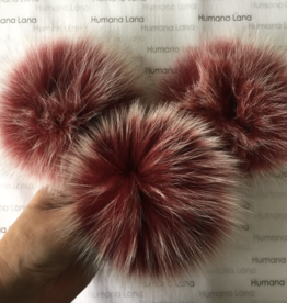 Humana Lana Fox Fur red with white tips 15-16 cm