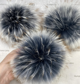 Humana Lana Racoon Fur navy with latte tips