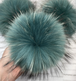 Humana Lana Racoon Fur pine green 17-18 cm