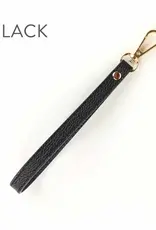 Twice Sheared Sheep Yarn to Go Wrist Strap black