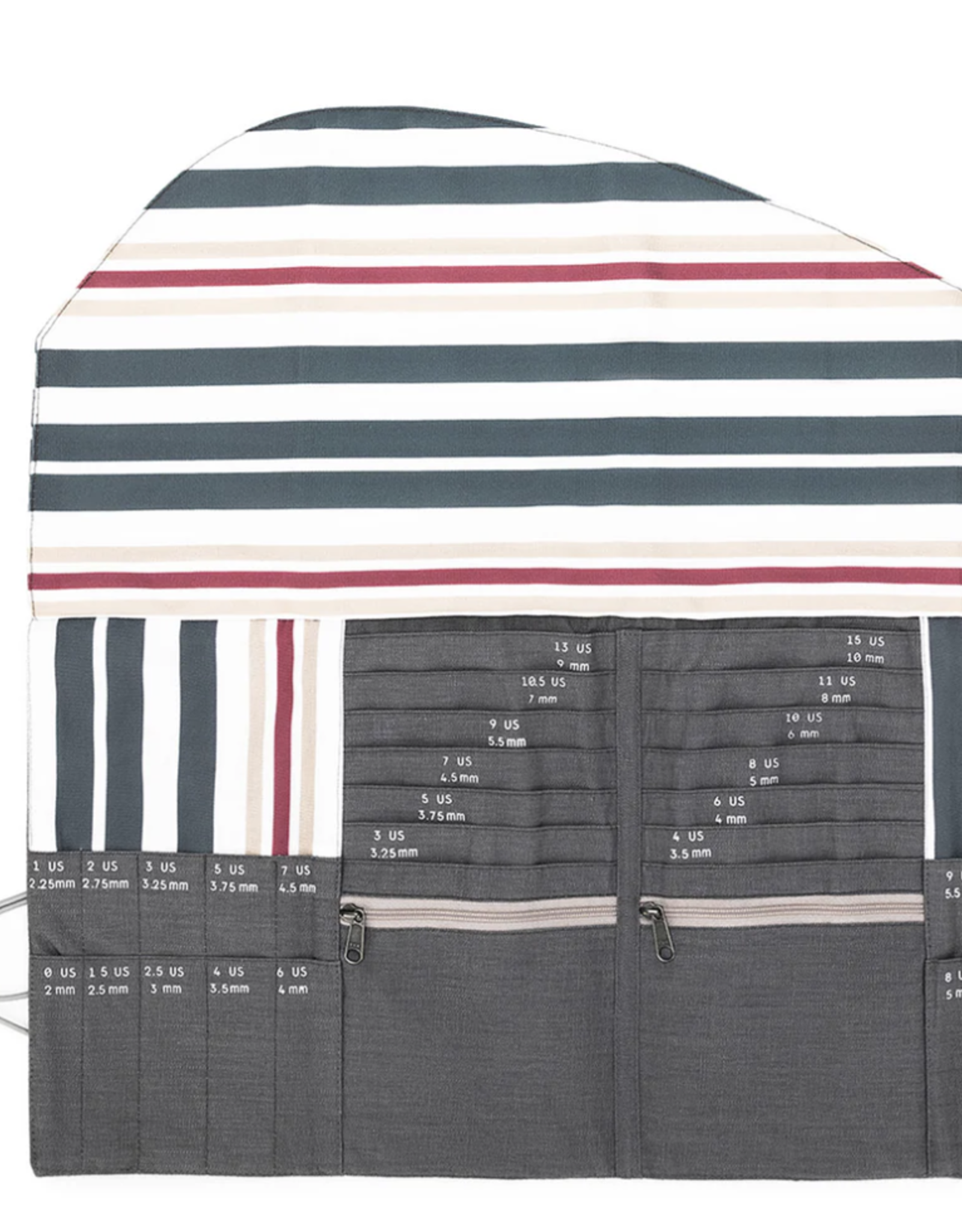 Della Q Della Q DPN + Circular Needle Case Linen Collection slate