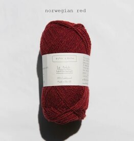 Biches & Buches Le Petit Lambswool norwegian red