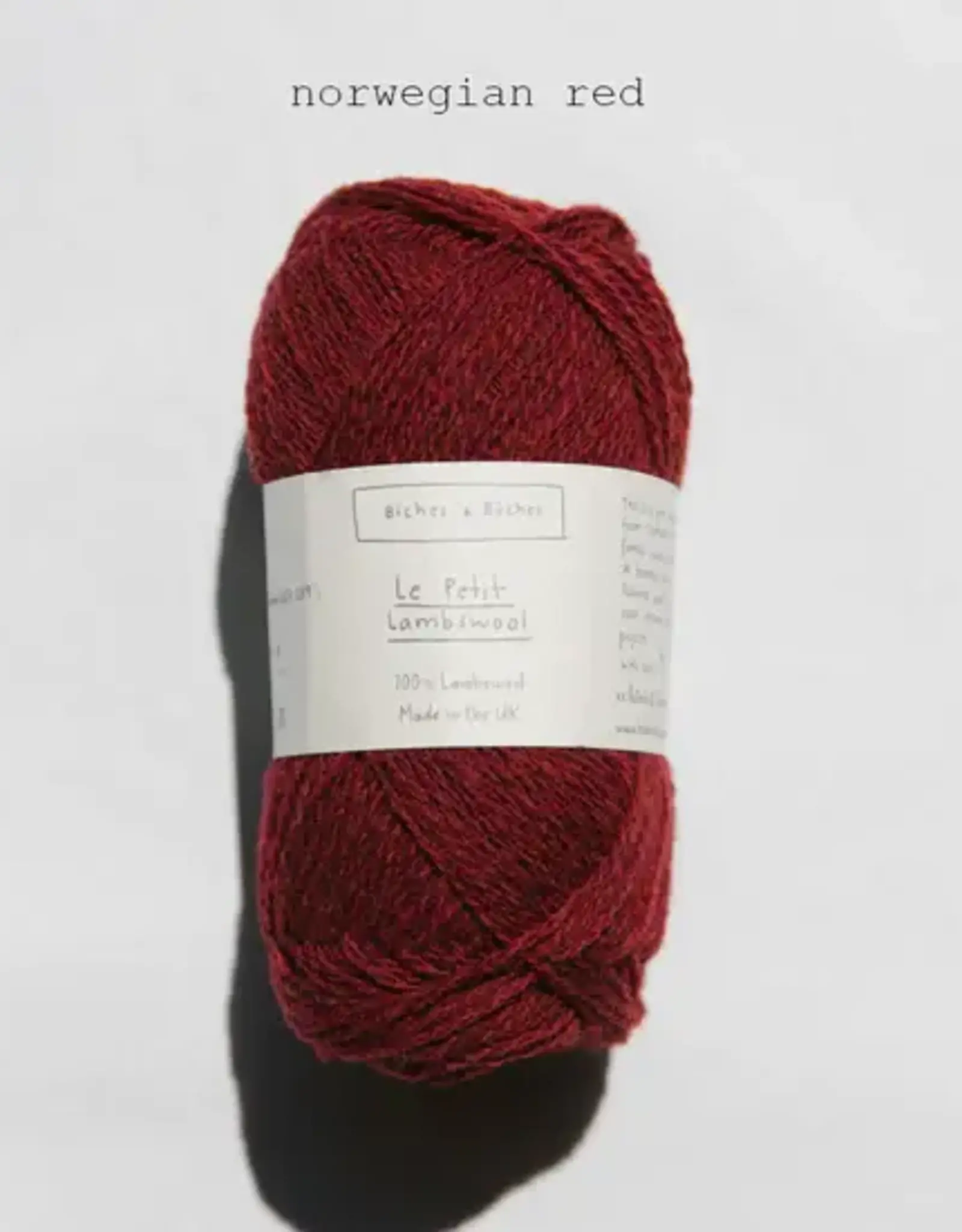 Biches & Buches Le Petit Lambswool norwegian red