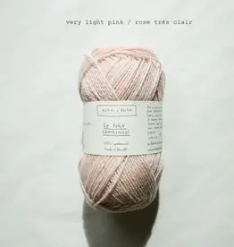Biches & Buches Le Petit Lambswool very light pink