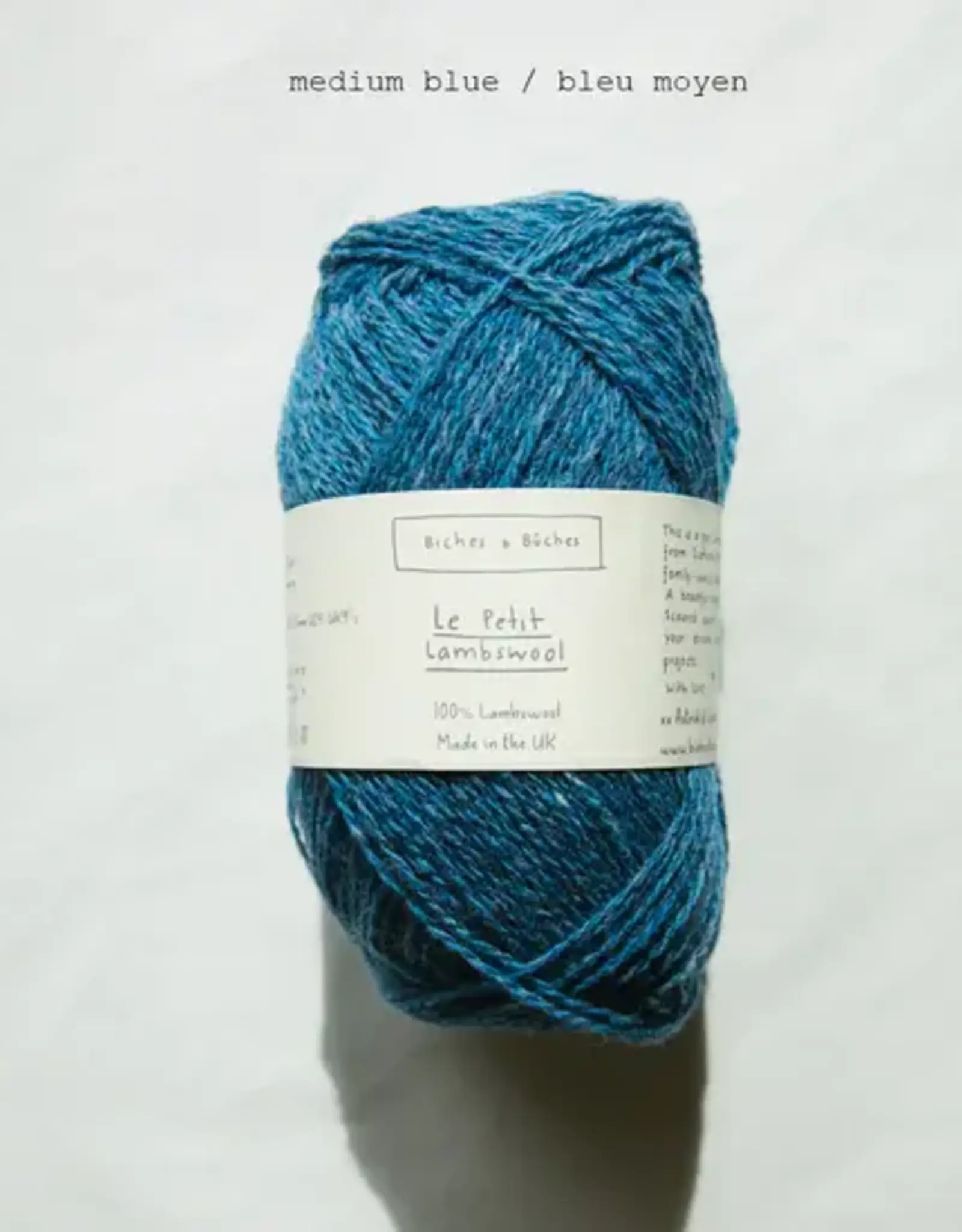 Biches & Buches Le Petit Lambswool medium blue