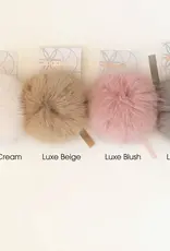 Faux Luxe Pom Pom XL 15 cm white