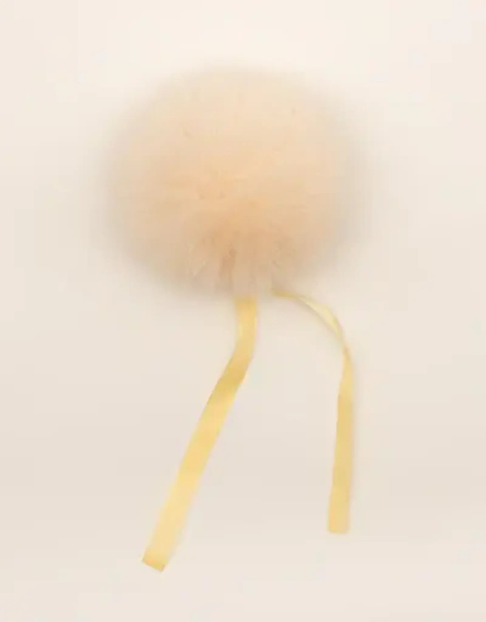 Ikigaifiber Faux Fur Pom Poms luxe cream