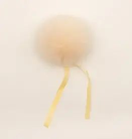 Ikigaifiber Faux Fur Pom Poms luxe cream