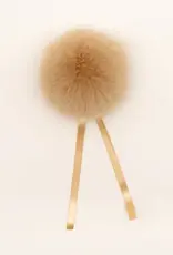 Ikigaifiber Faux Fur Pom Poms luxe beige