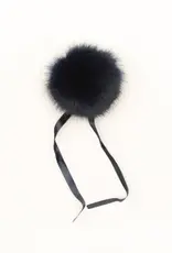 Ikigaifiber Faux Fur Pom Poms deep indigo