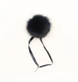 Ikigaifiber Faux Fur Pom Poms deep indigo