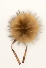 Ikigaifiber Faux Fur Pom Poms camel