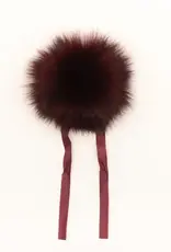 Ikigaifiber Faux Fur Pom Poms cabarnet