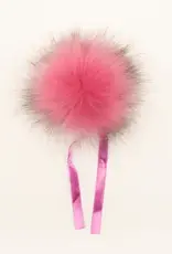 Ikigaifiber Faux Fur Pom Poms bubble gum