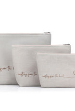 Della Q Mesh Zip Collection linen pebble