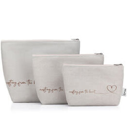 Della Q Mesh Zip Collection linen pebble SALE