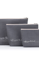 Della Q Mesh Zip Collection linen slate