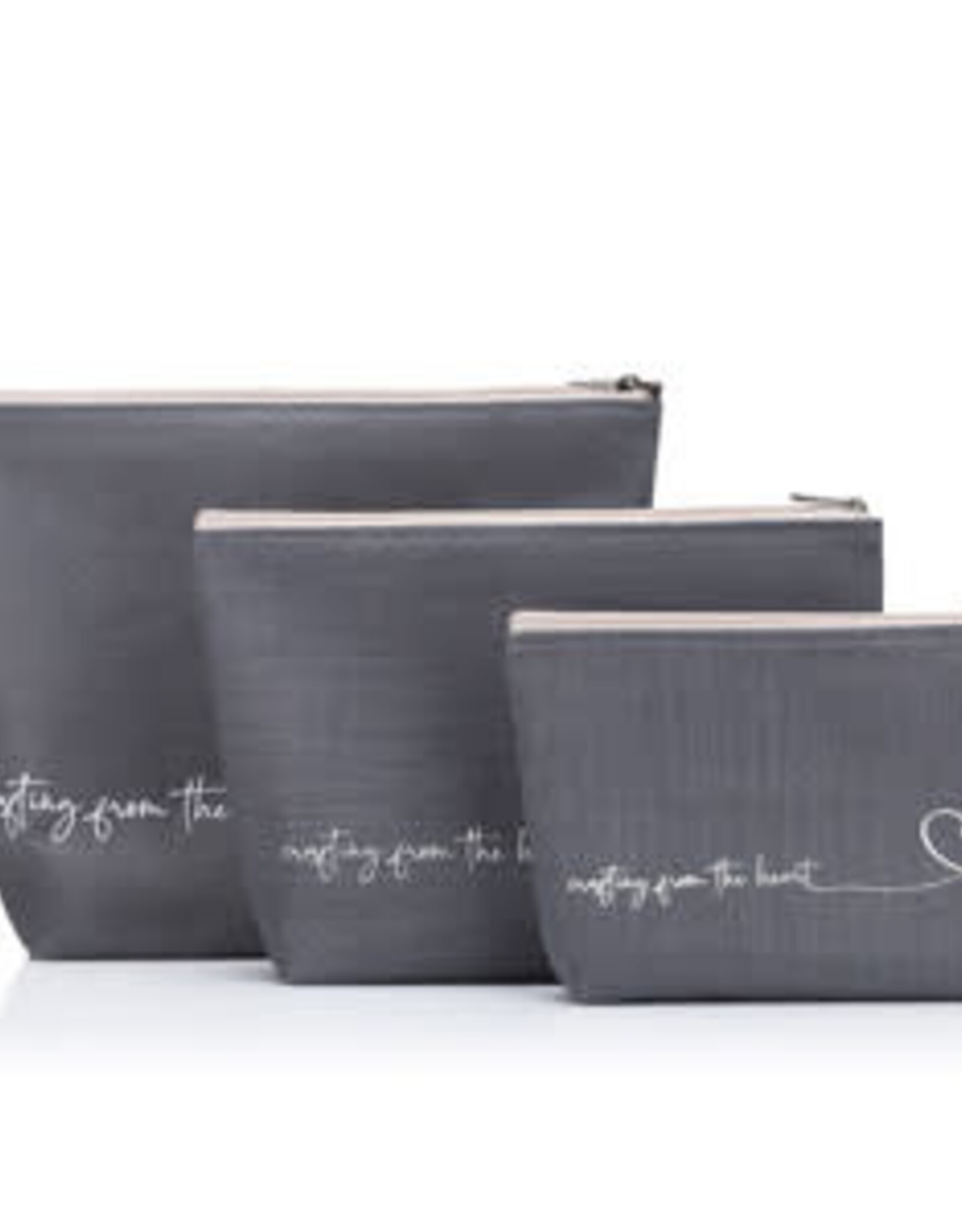 Della Q Mesh Zip Collection linen slate
