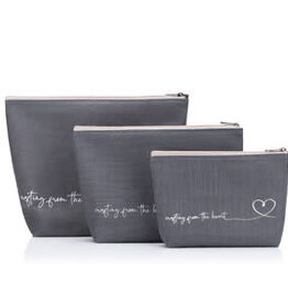 Della Q Mesh Zip Collection linen slate