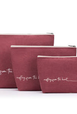 Della Q Mesh Zip Collection linen wine