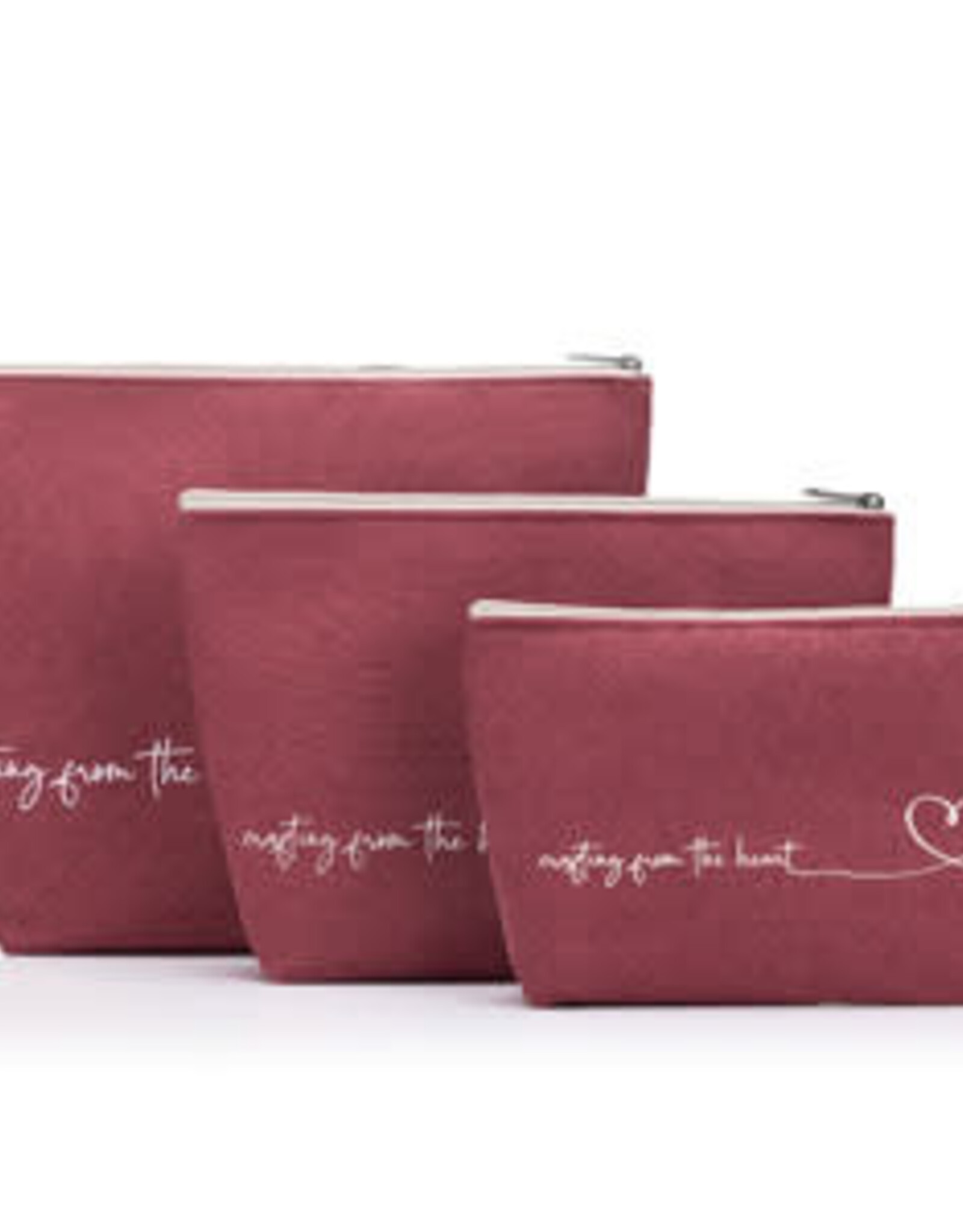 Della Q Mesh Zip Collection linen wine