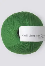 Knitting for Olive Cotton Merino clover green