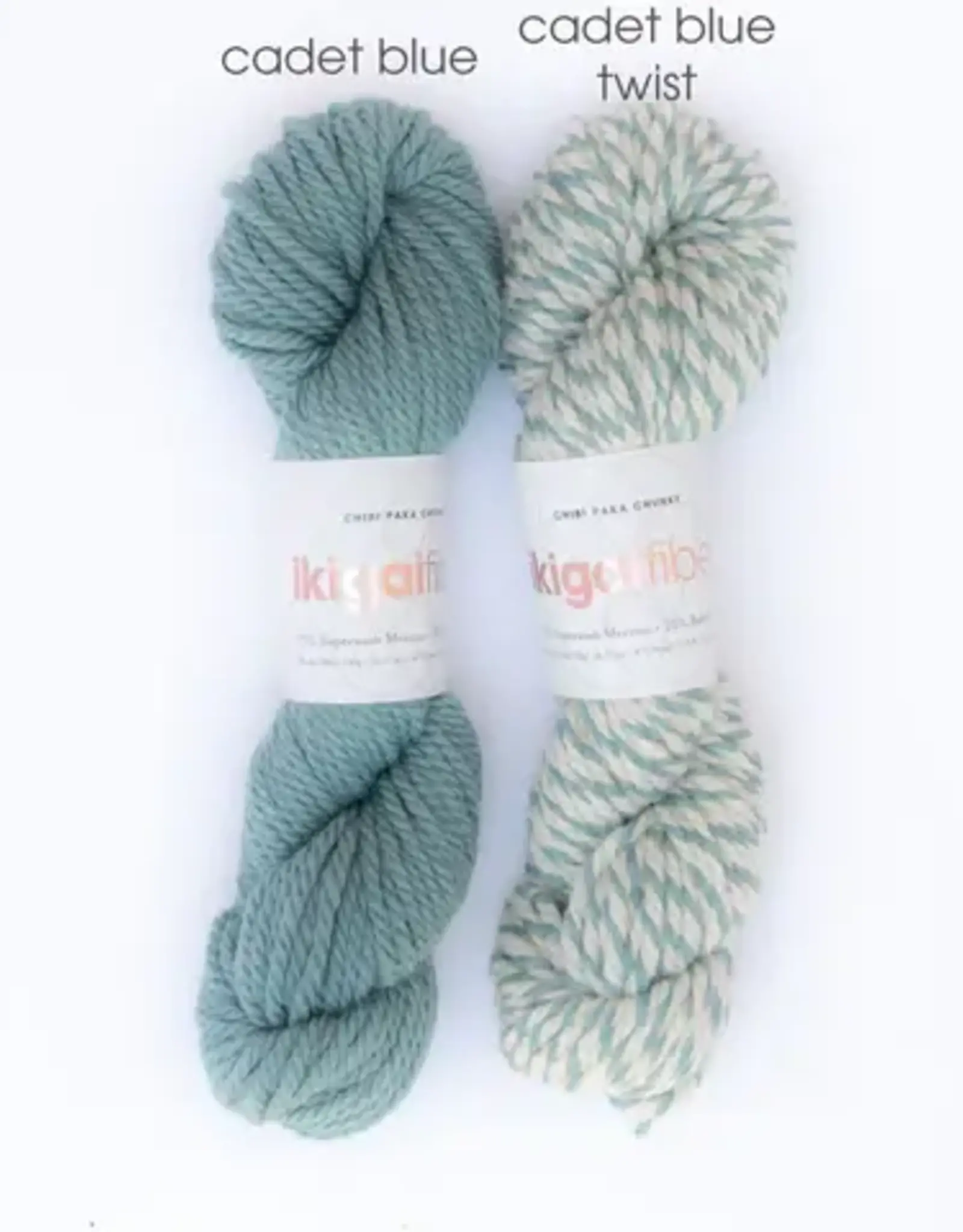Ikigaifiber Chibi Paka Chunky cadet blue