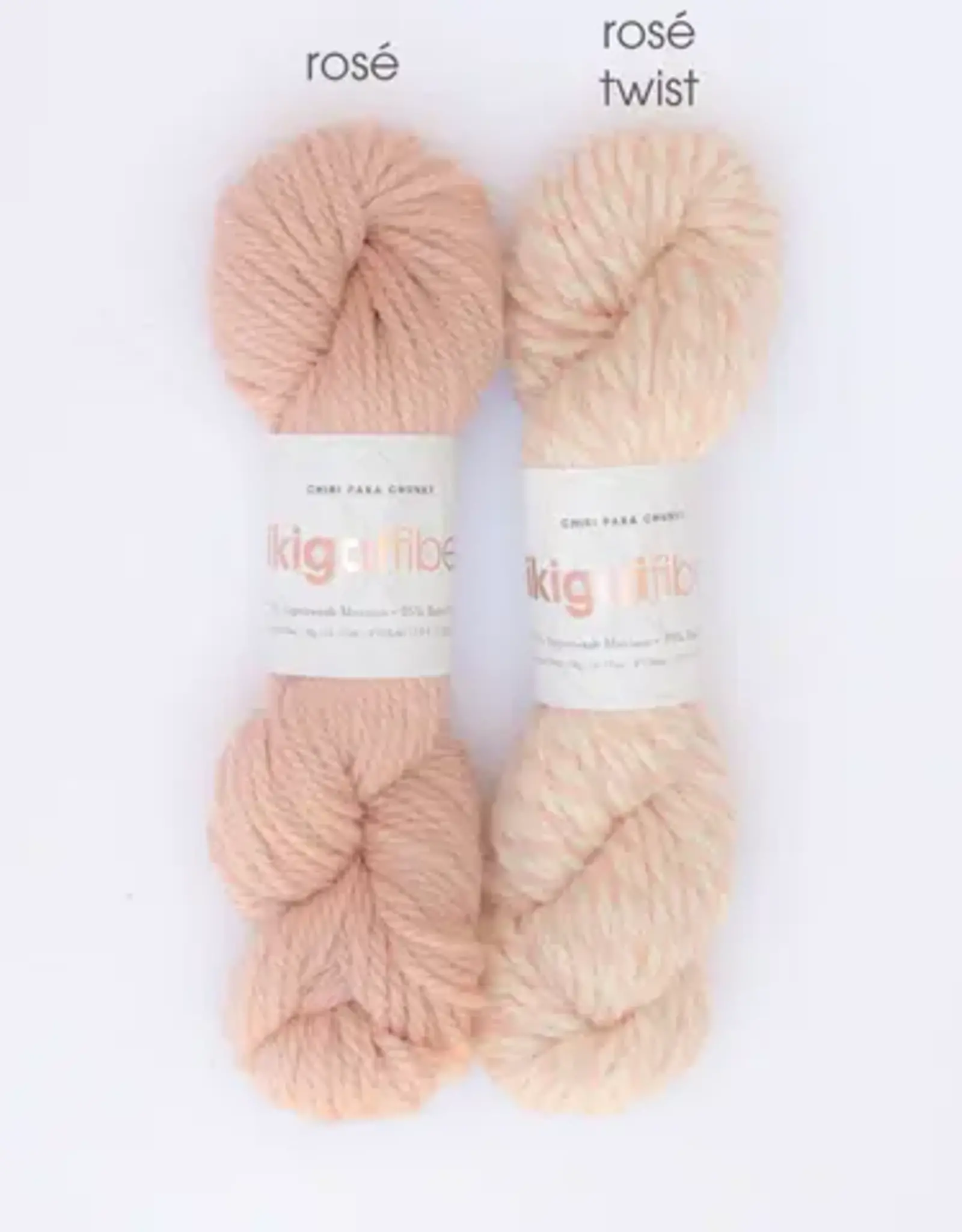 Ikigaifiber Chibi Paka Chunky rose