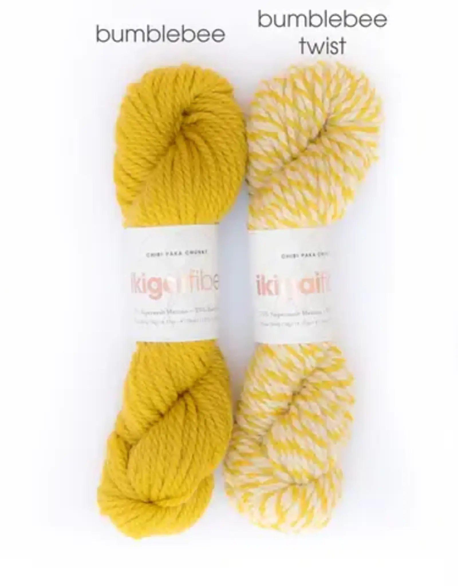 Ikigaifiber Chibi Paka Chunky bumblebee twist