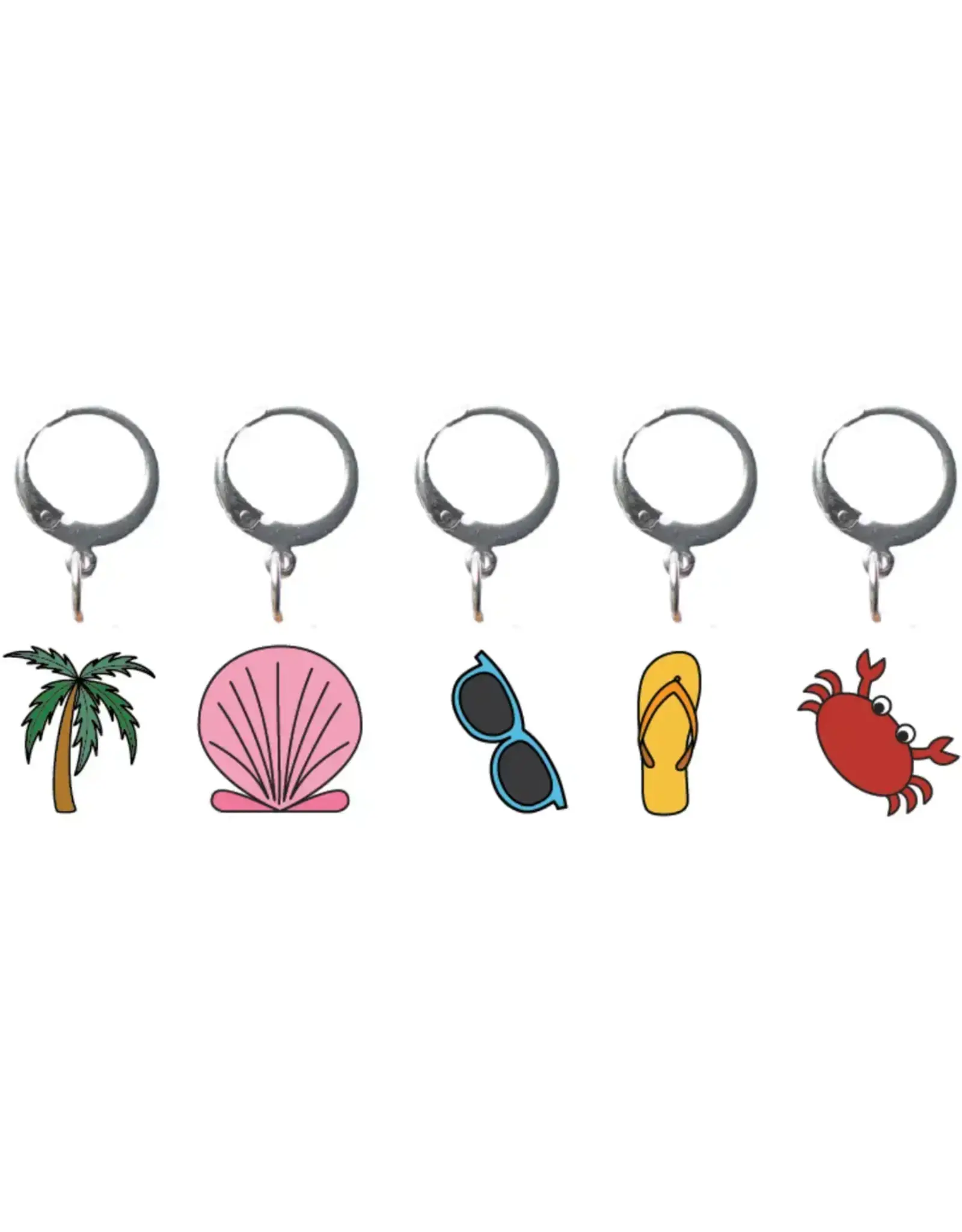 Camp Stitchwood Beach Stitch Marker Set