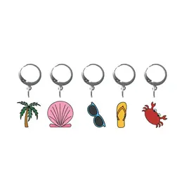 Camp Stitchwood Beach Stitch Marker Set