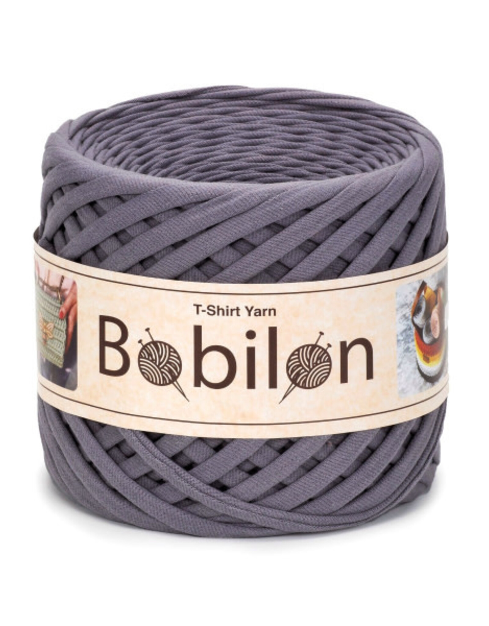 Bobilon T Shirt Yarn Mini 5-7 mm mr gray