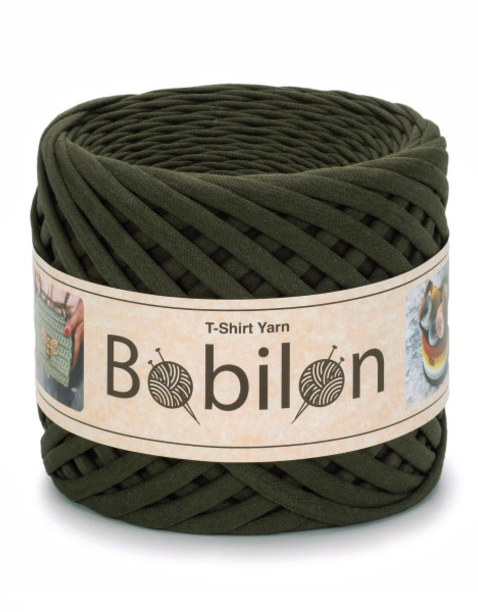 Bobilon T Shirt Yarn Mini 5-7 mm moss green