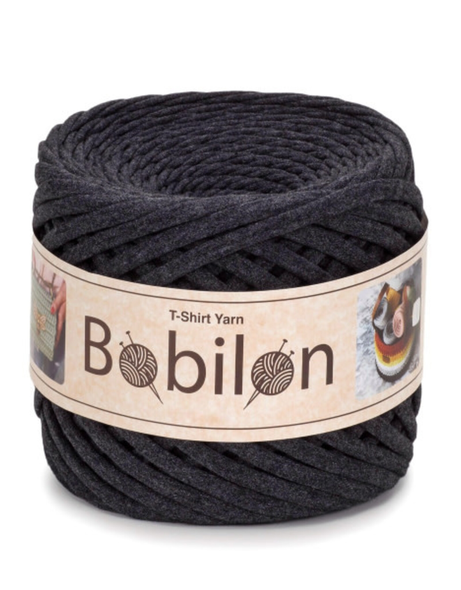 Bobilon T Shirt Yarn Mini 5-7 mm graphite